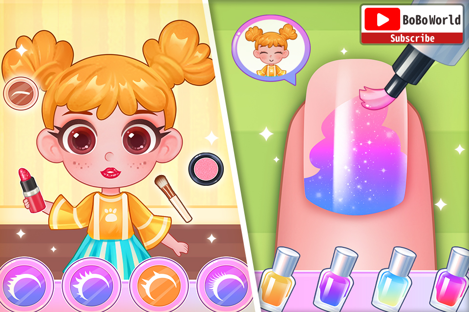 اسکرین شات 1 بازی BoBo World Pincess Salon-kids