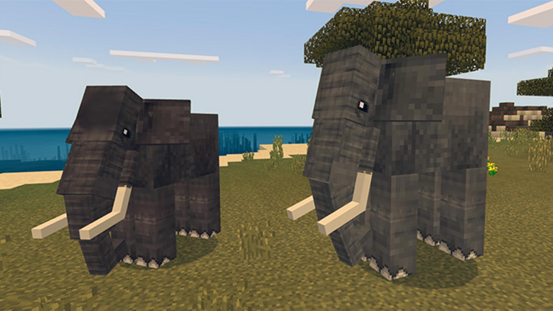 اسکرین شات 3 برنامه Animals Mods for Minecraft PE