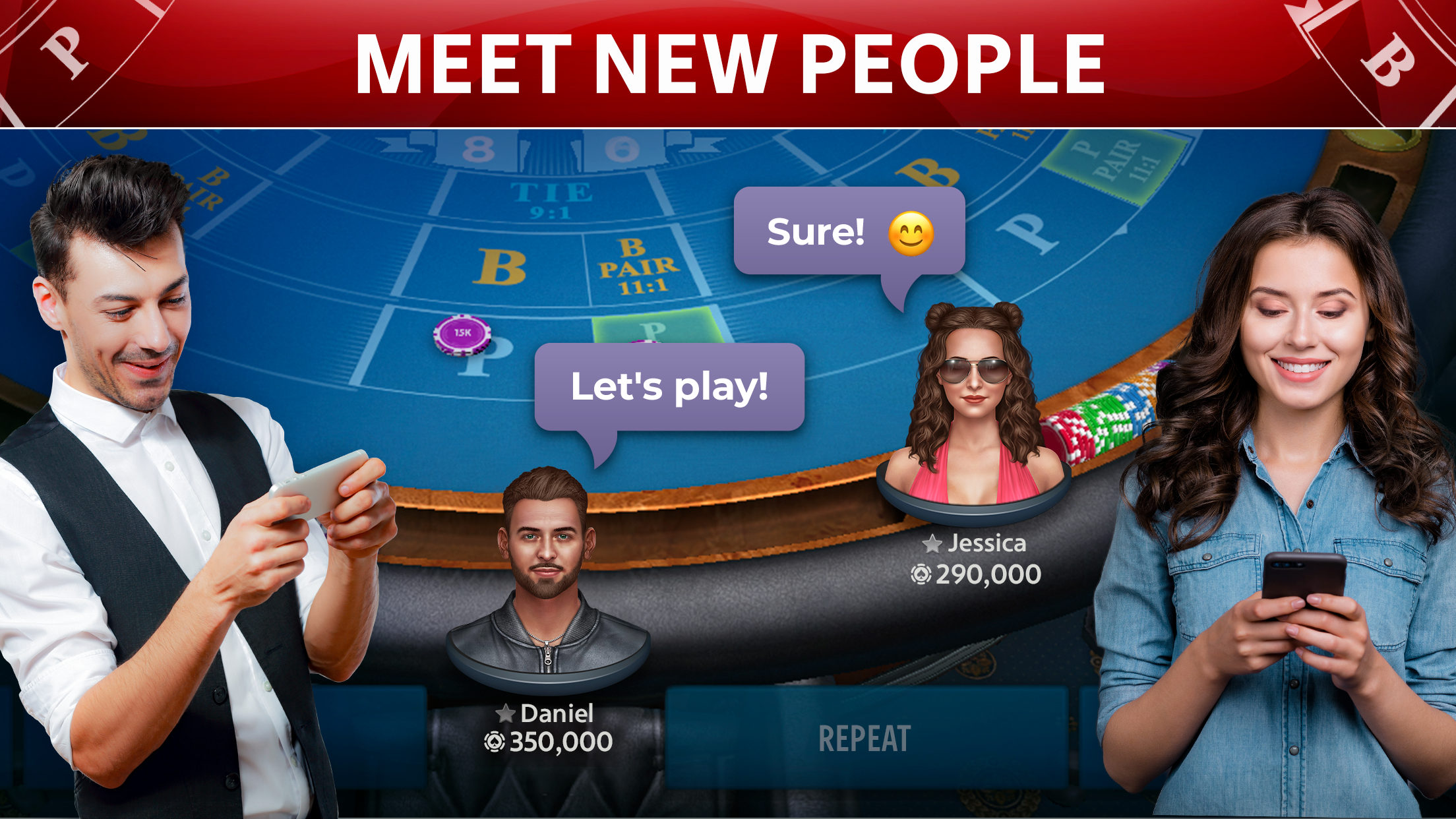 اسکرین شات 1 بازی Baccarat Online: Baccarist