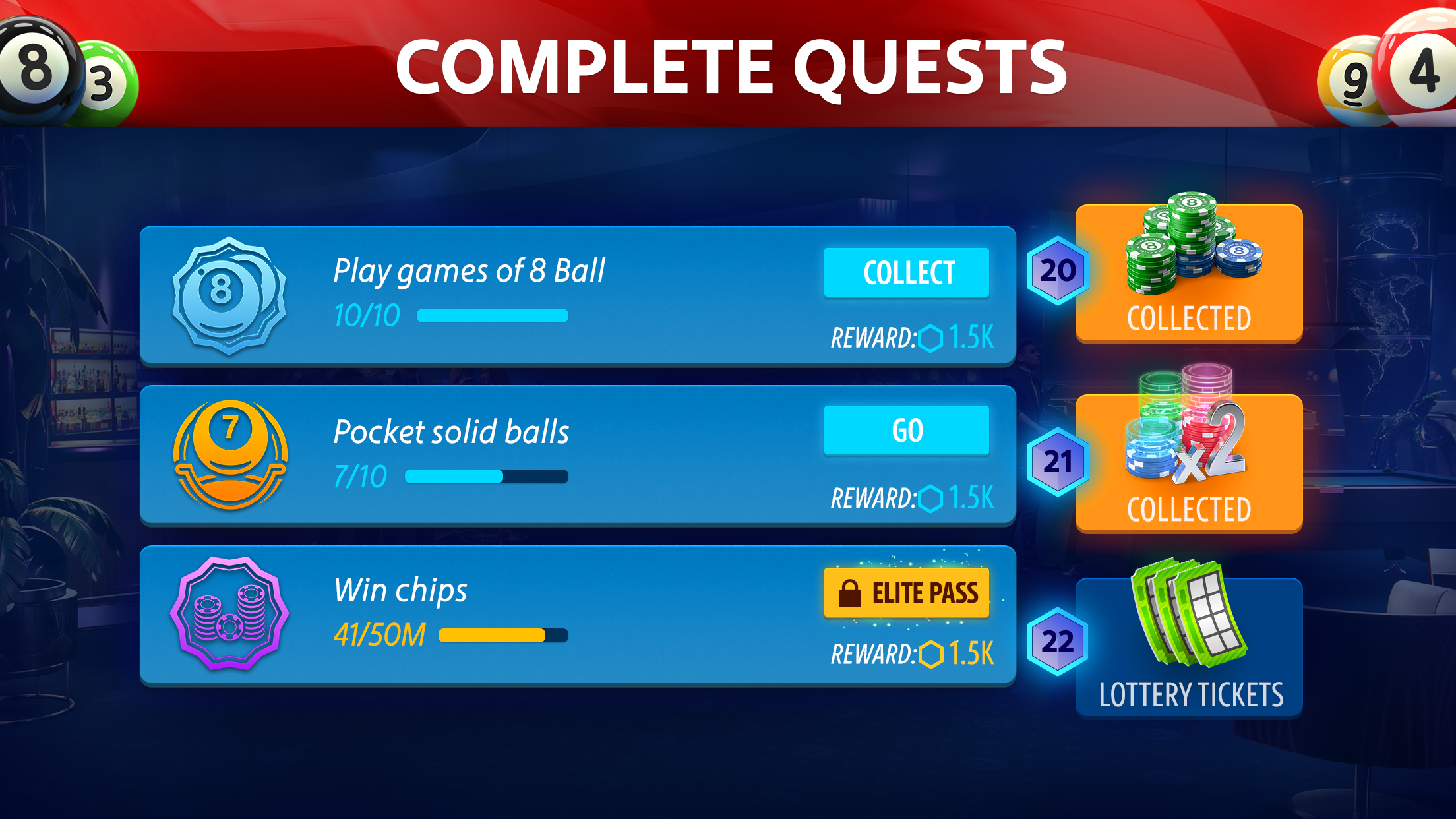اسکرین شات 3 بازی 8 Ball by Pokerist