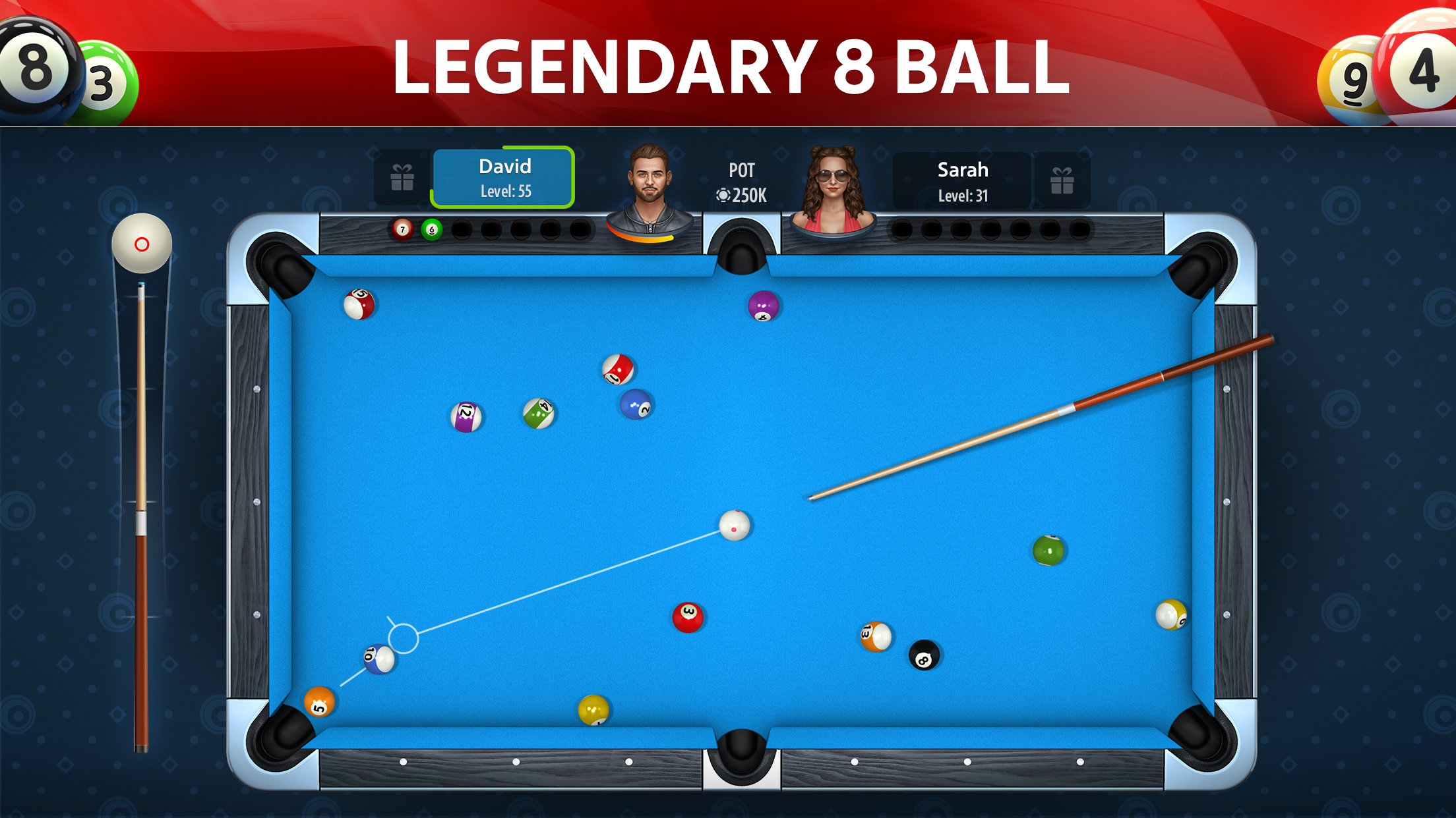 اسکرین شات 1 بازی 8 Ball by Pokerist