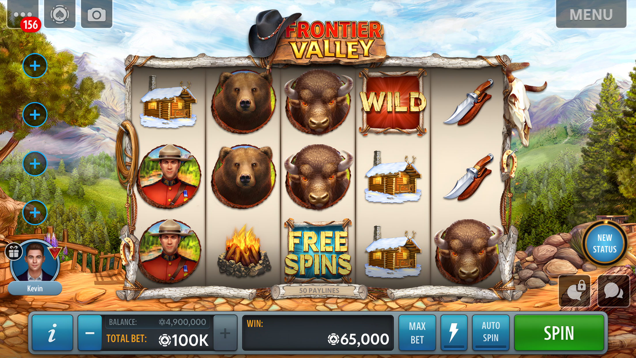 اسکرین شات 4 بازی Jackpot Valley Slots