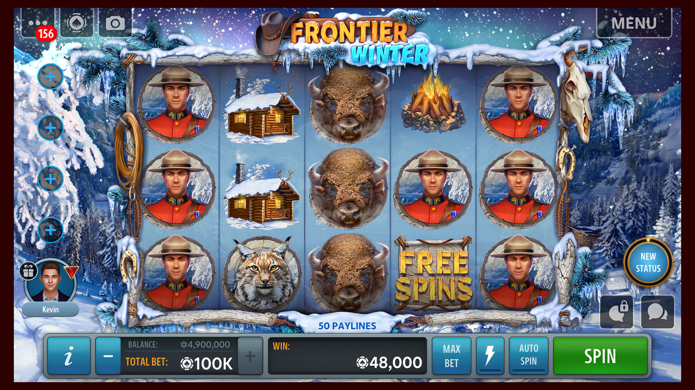 اسکرین شات 5 بازی Jackpot Valley Slots