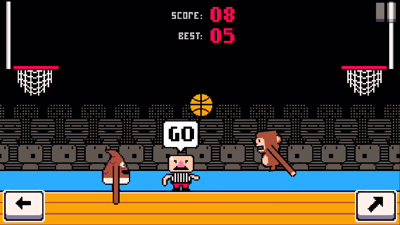 اسکرین شات 5 بازی Dunkers - Basketball Madness