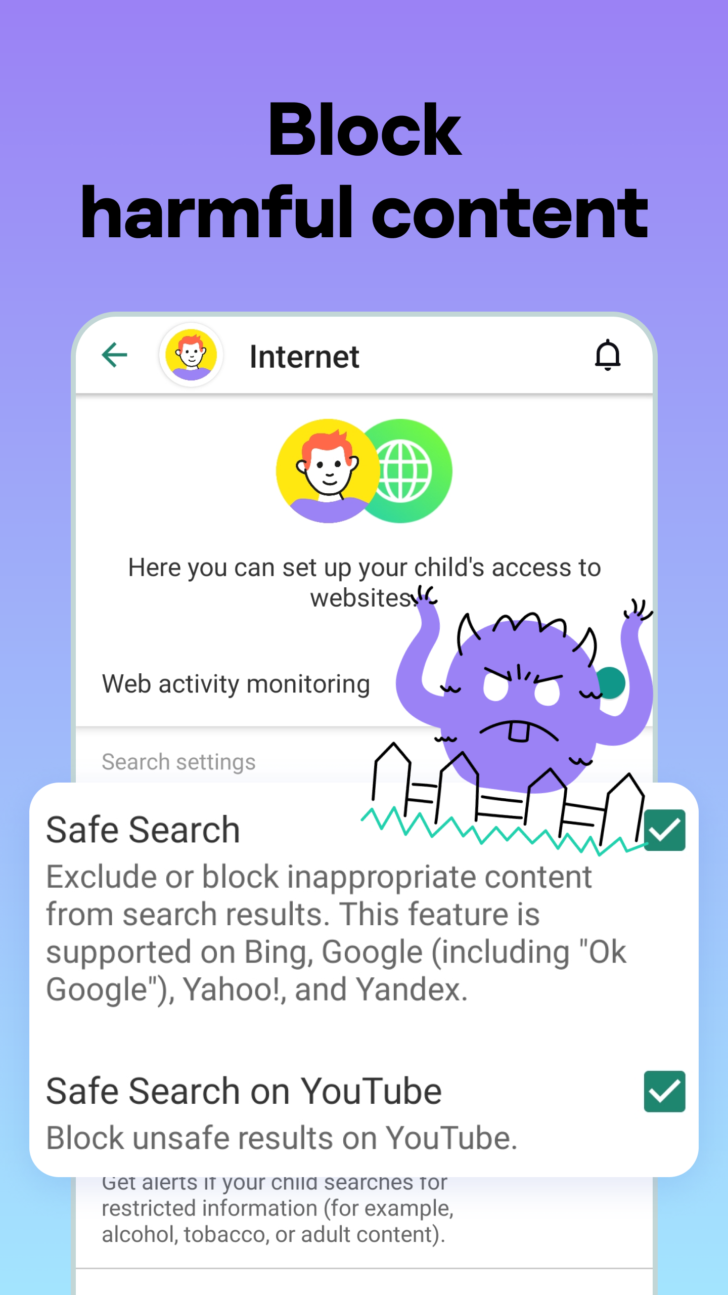 اسکرین شات 3 برنامه Kaspersky SafeKids with GPS