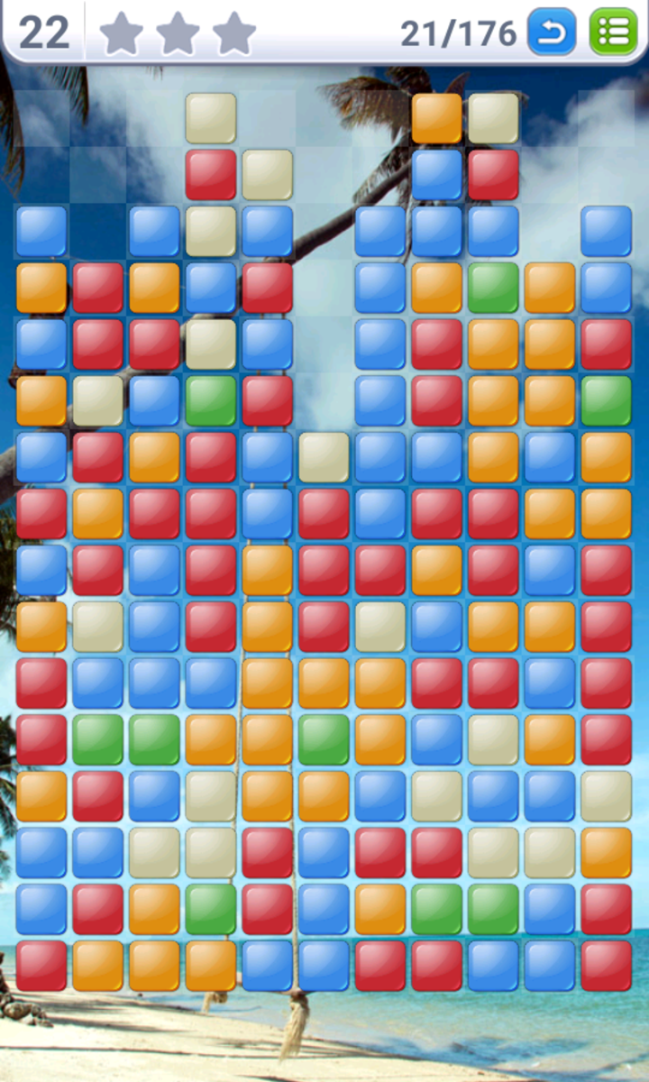 اسکرین شات 1 بازی Blocks Breaker: pop all blocks