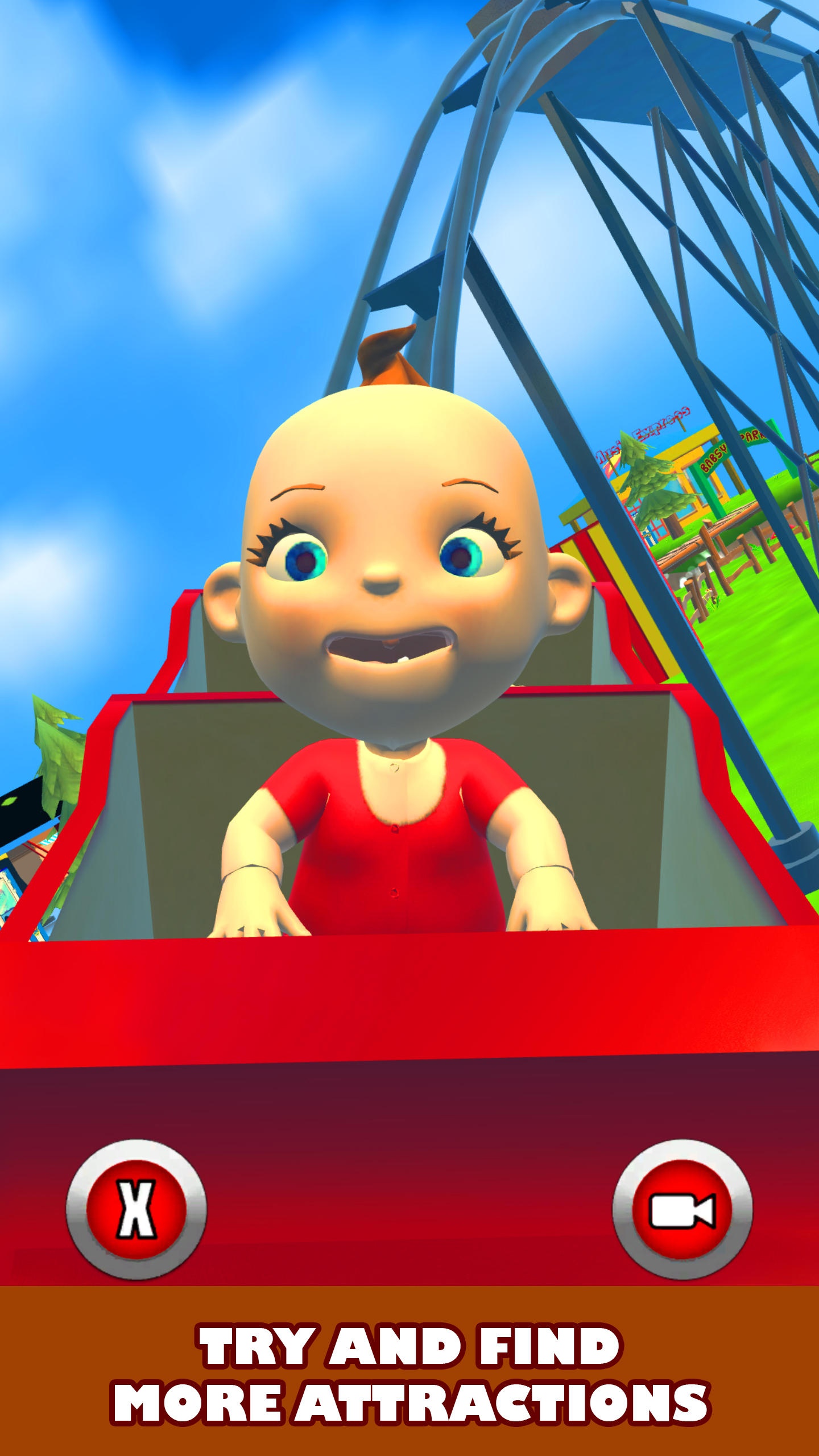اسکرین شات 5 برنامه Baby Babsy Amusement Park 3D