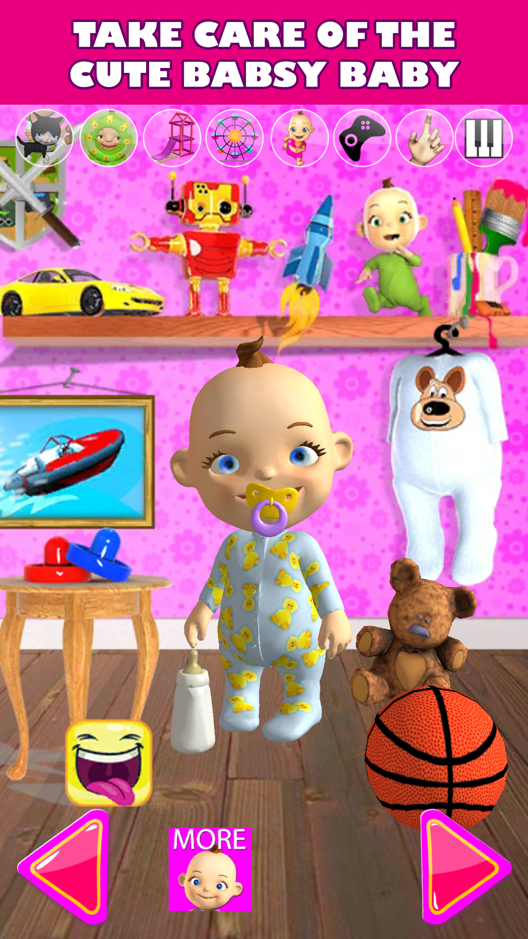 اسکرین شات 1 برنامه Talking Babsy Baby
