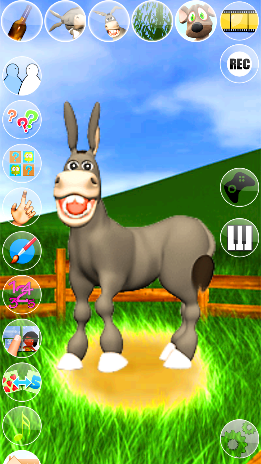 اسکرین شات 2 برنامه Talking Donald Donkey