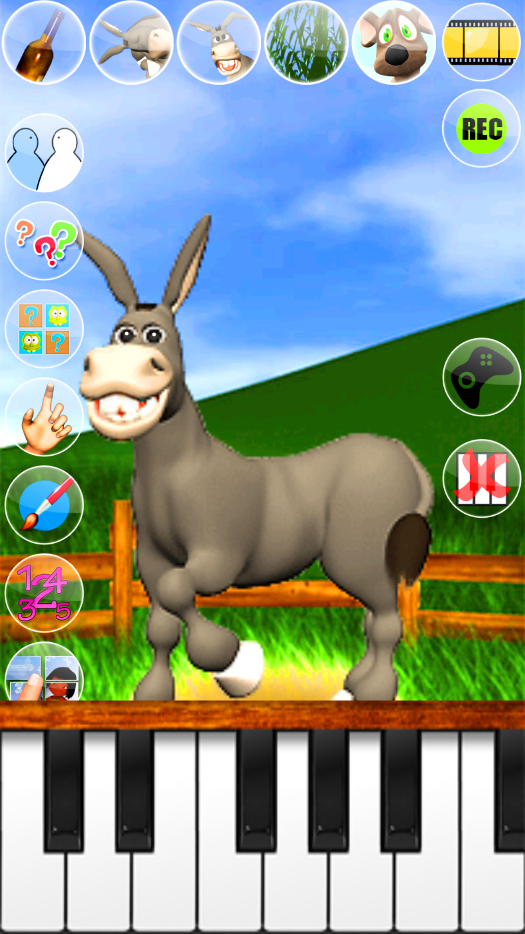 اسکرین شات 4 برنامه Talking Donald Donkey