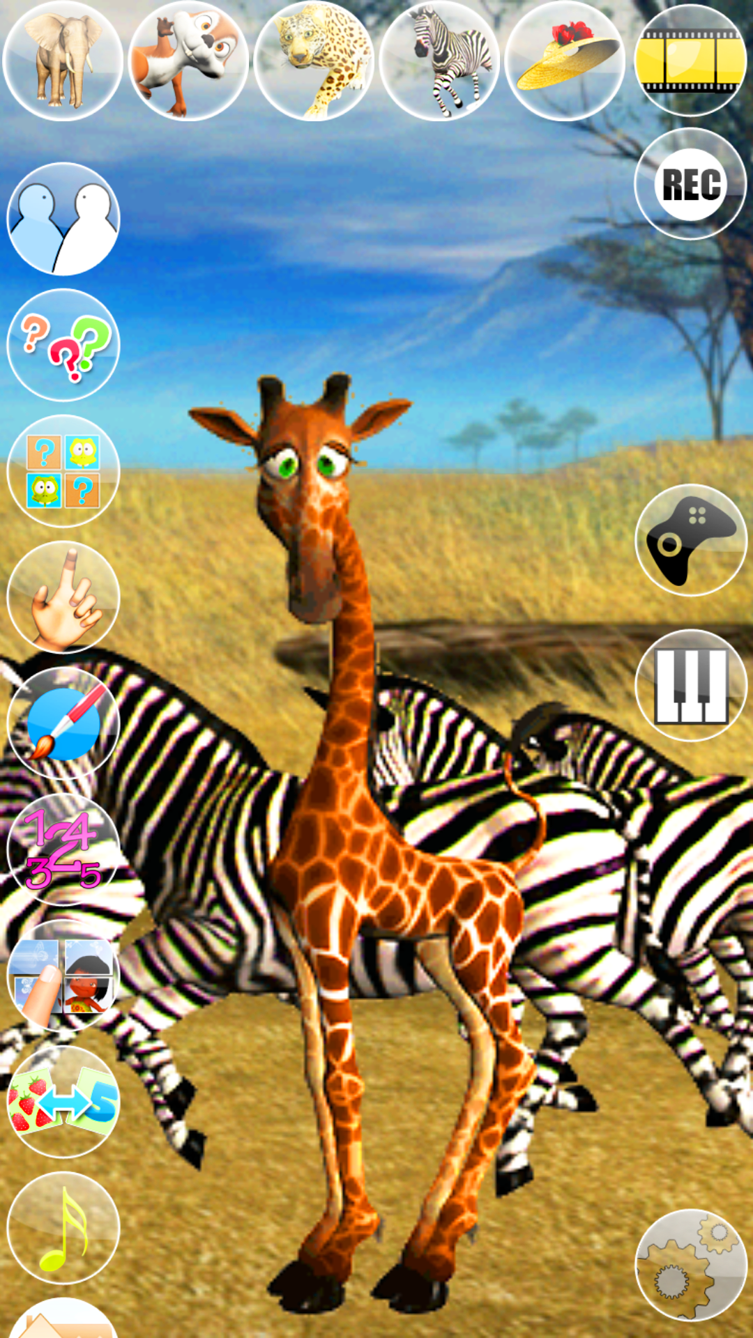 اسکرین شات 3 برنامه Talking George The Giraffe