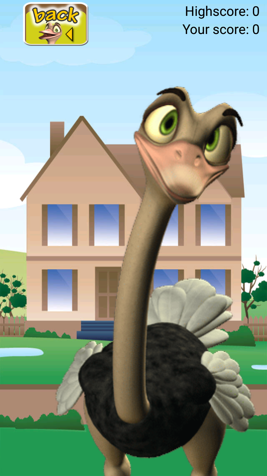 اسکرین شات 2 برنامه Talking Joe Ostrich
