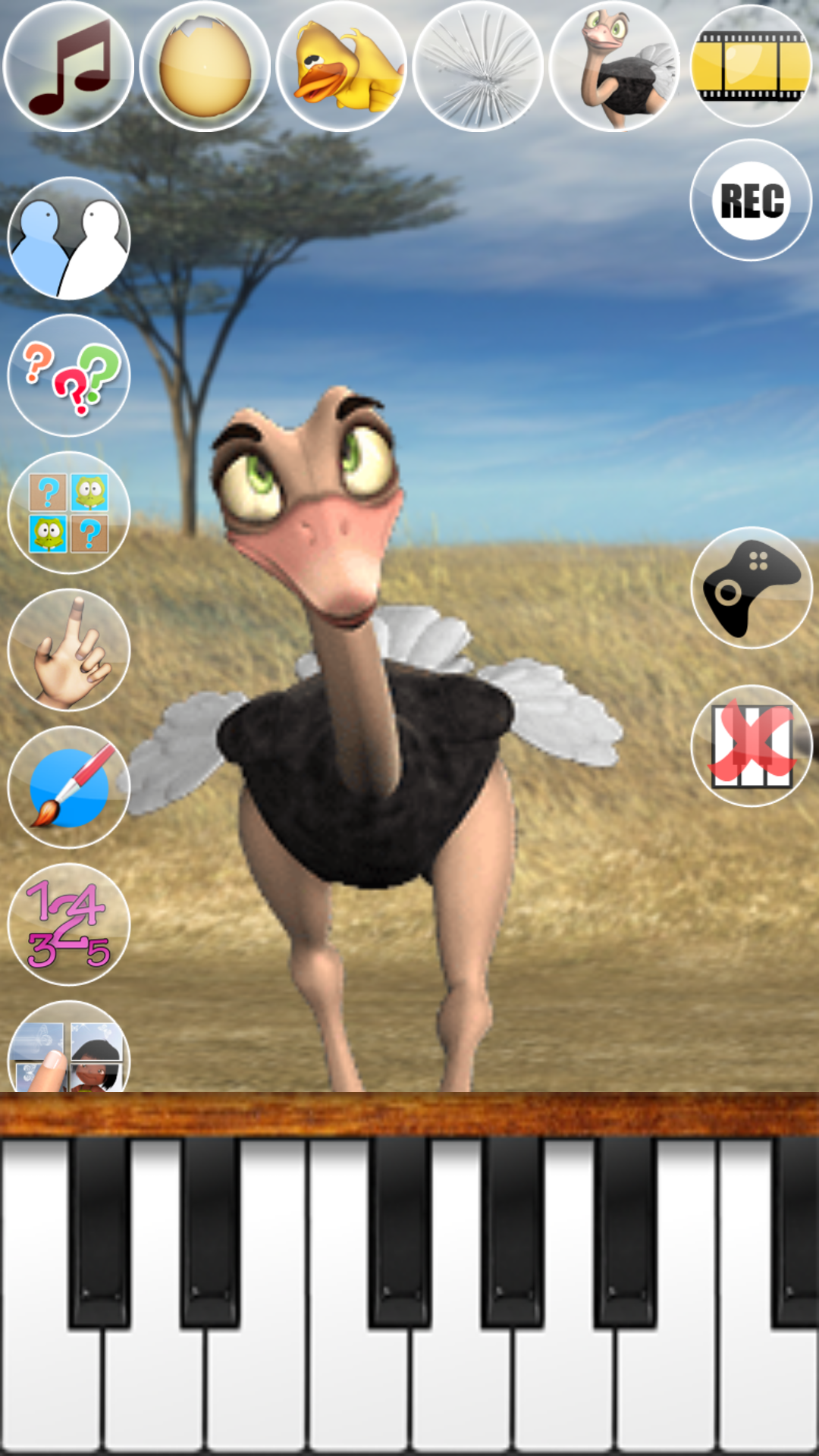 اسکرین شات 7 برنامه Talking Joe Ostrich