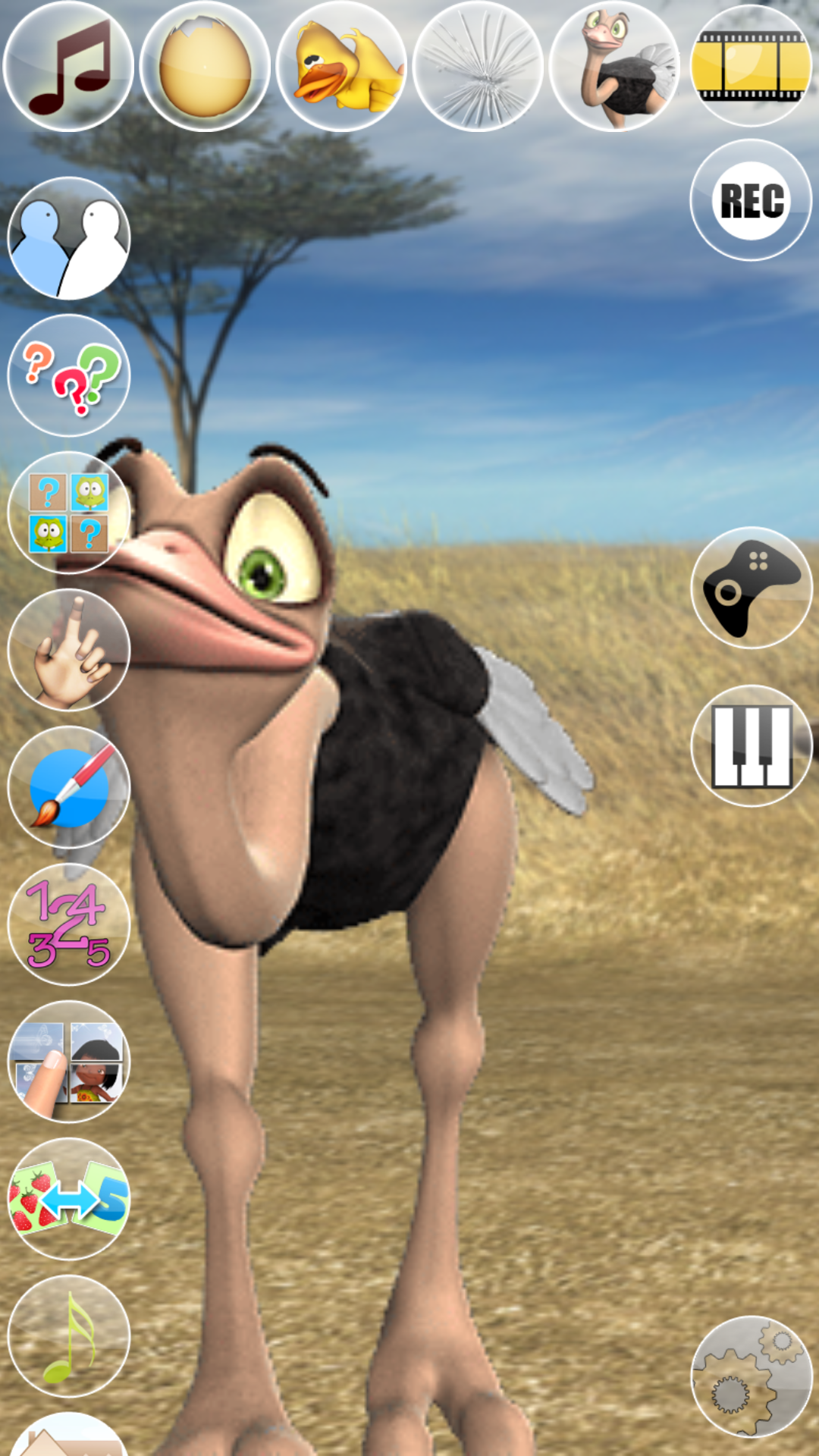 اسکرین شات 4 برنامه Talking Joe Ostrich