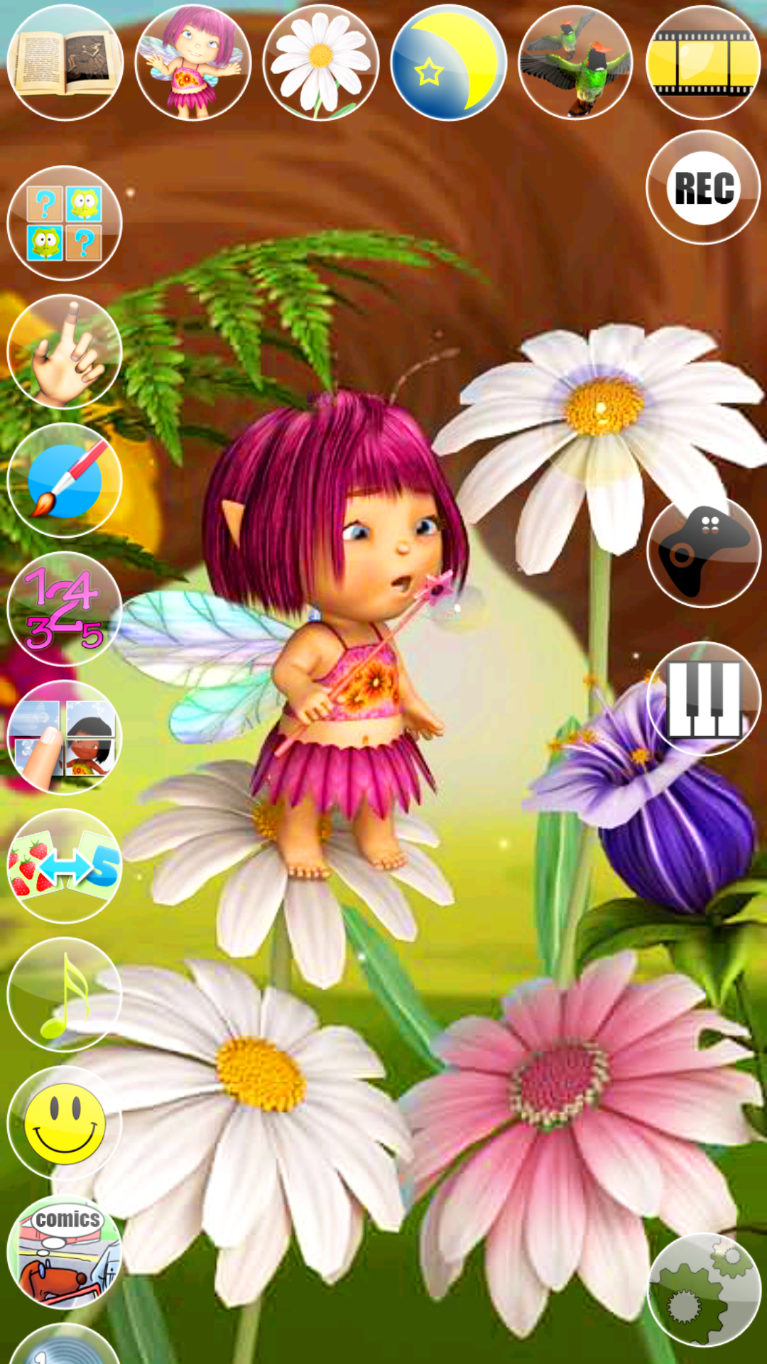 اسکرین شات 4 برنامه Talking Mary the Baby Fairy