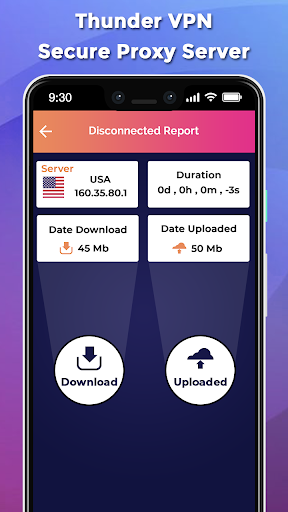 اسکرین شات 5 برنامه Thunder VPN-Secure Proxy Server