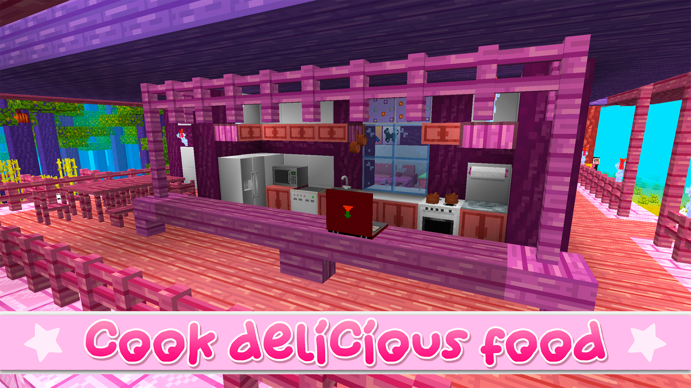 اسکرین شات 7 بازی Kawaii World - Craft and Build