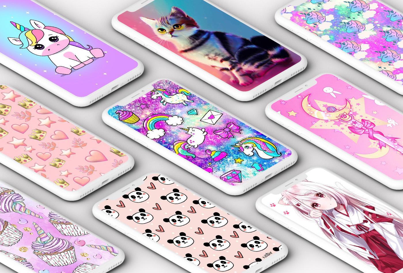 اسکرین شات 1 برنامه Kawaii Wallpaper