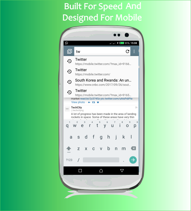 اسکرین شات 4 برنامه Web Explorer: Private Browser