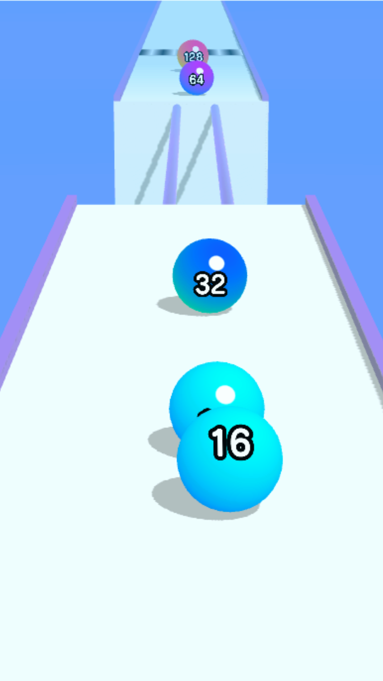 اسکرین شات 4 بازی Ball Run 2048: merge number