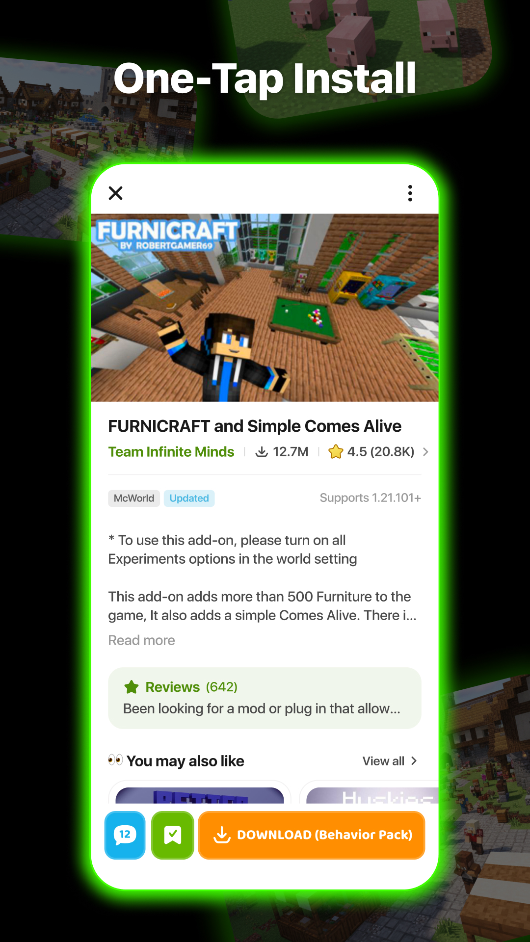 اسکرین شات 3 برنامه Addons for Minecraft