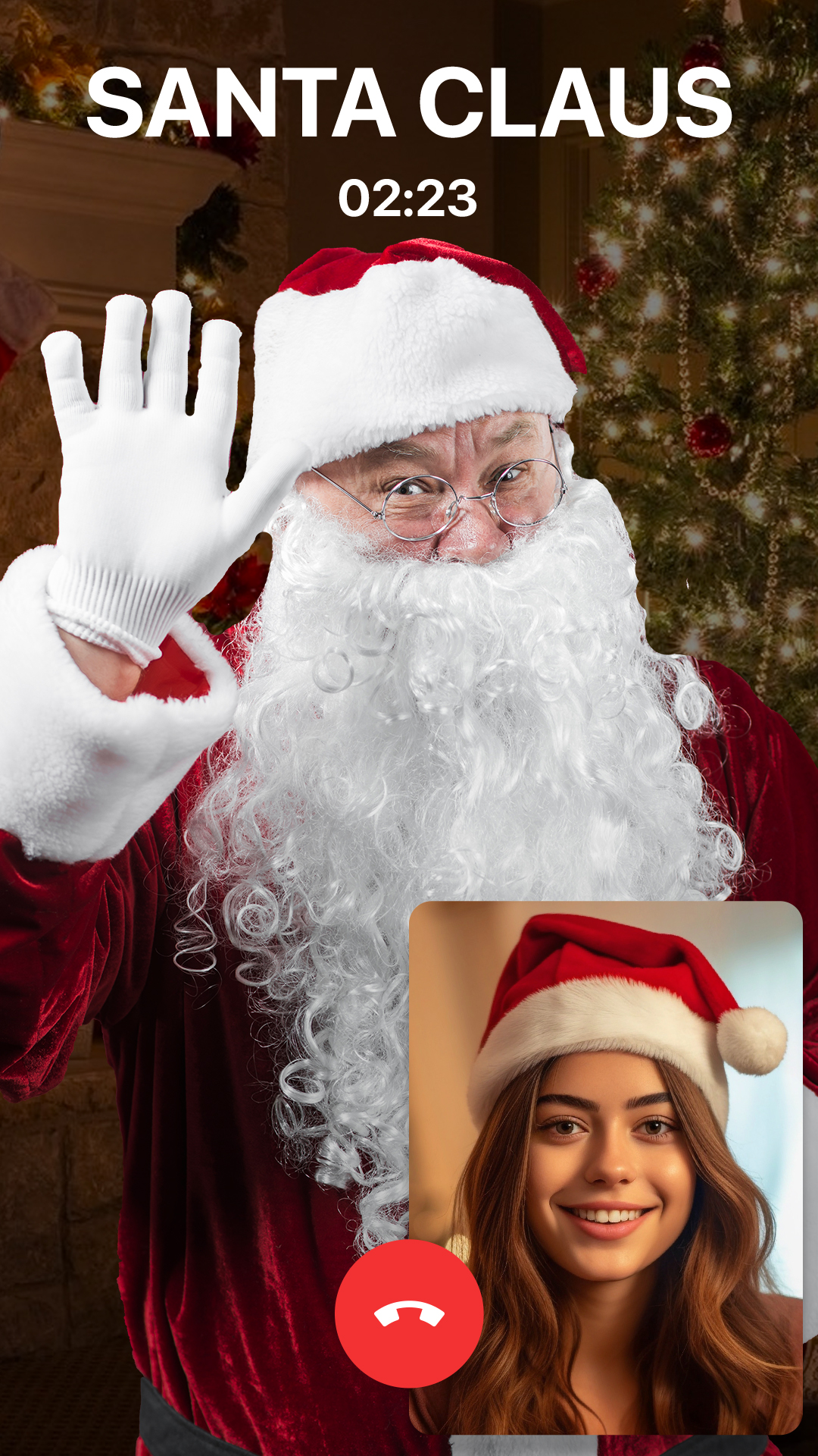 اسکرین شات 2 بازی Santa Claus Call - Santa Call