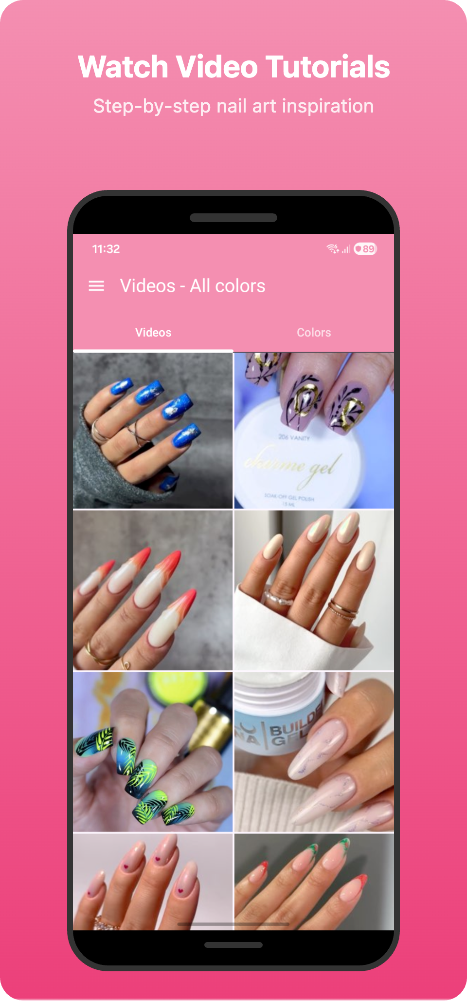 اسکرین شات 2 برنامه Nail Art Designs & Tutorials