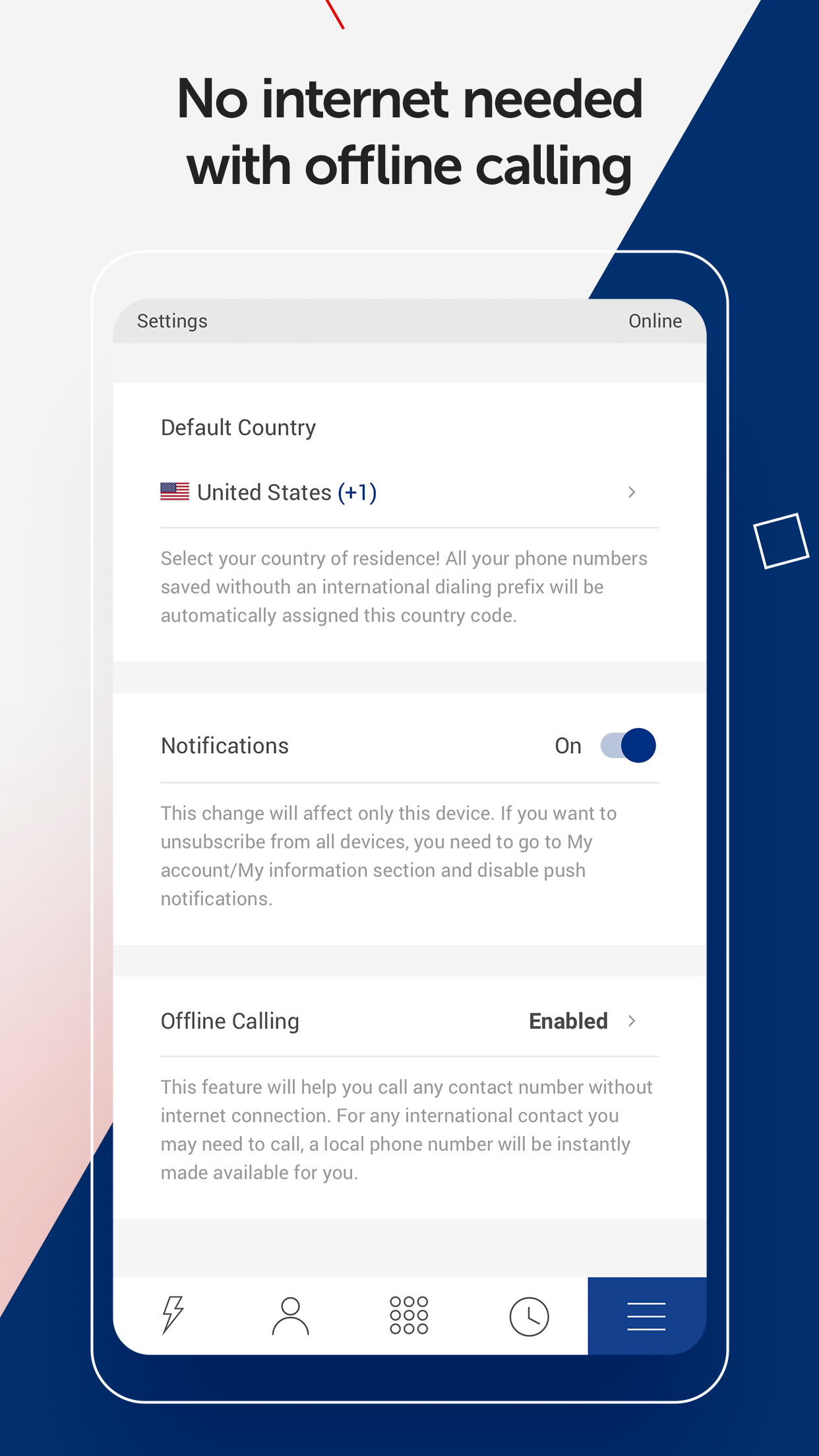 اسکرین شات 3 برنامه KeepCalling International