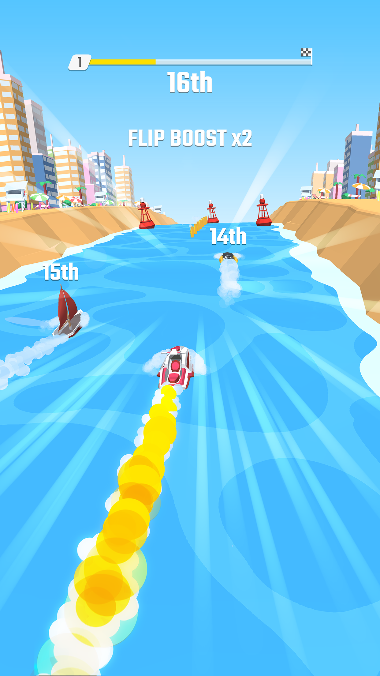 اسکرین شات 1 بازی Flippy Race