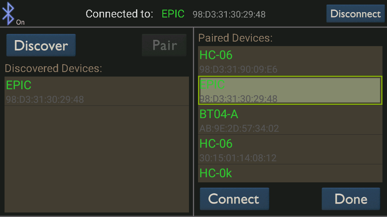 اسکرین شات 3 برنامه Bluetooth Electronics