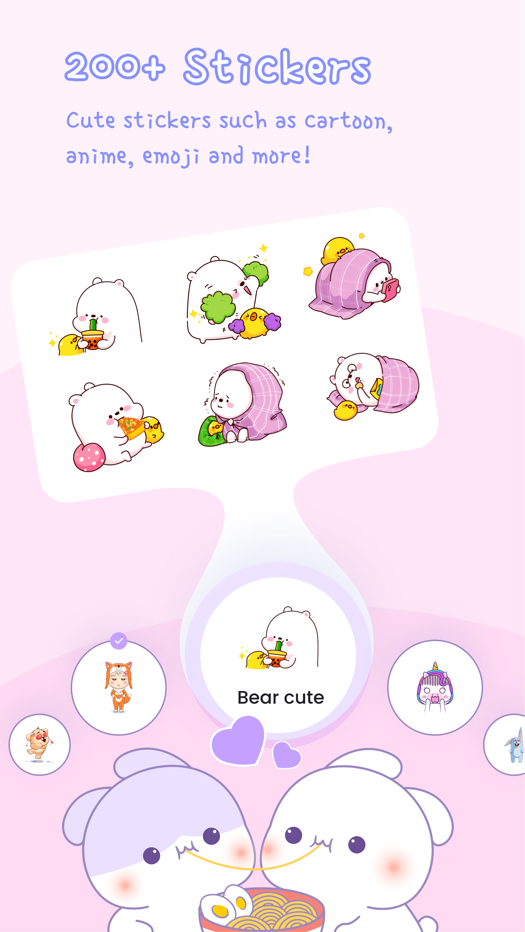 اسکرین شات 4 برنامه Emoji Keyboard & Fonts: Zomj