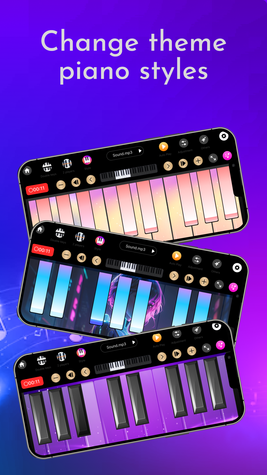 اسکرین شات 4 برنامه Piano Keyboard: Piano Practice