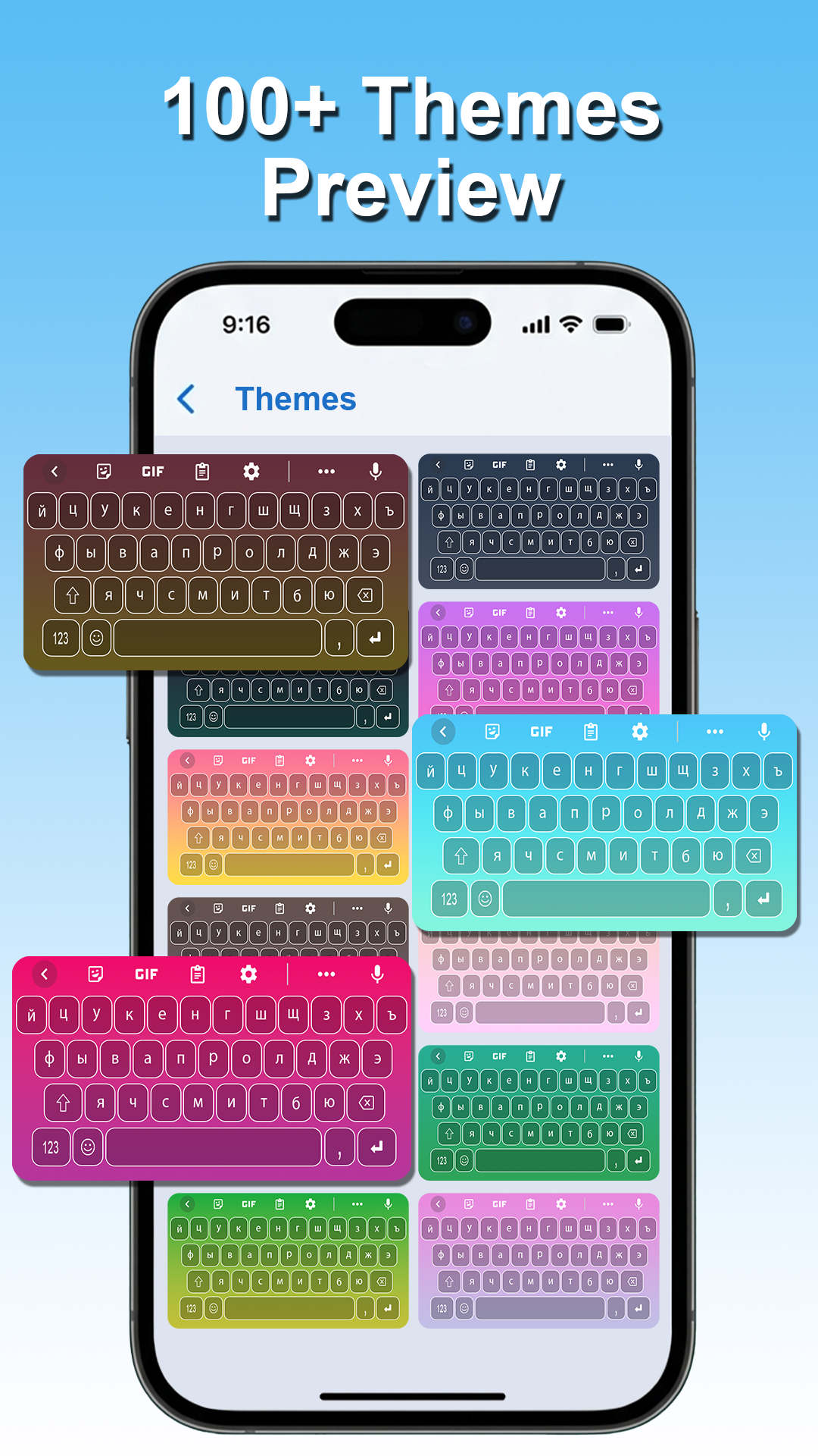 اسکرین شات 5 برنامه Korean Keyboard with English
