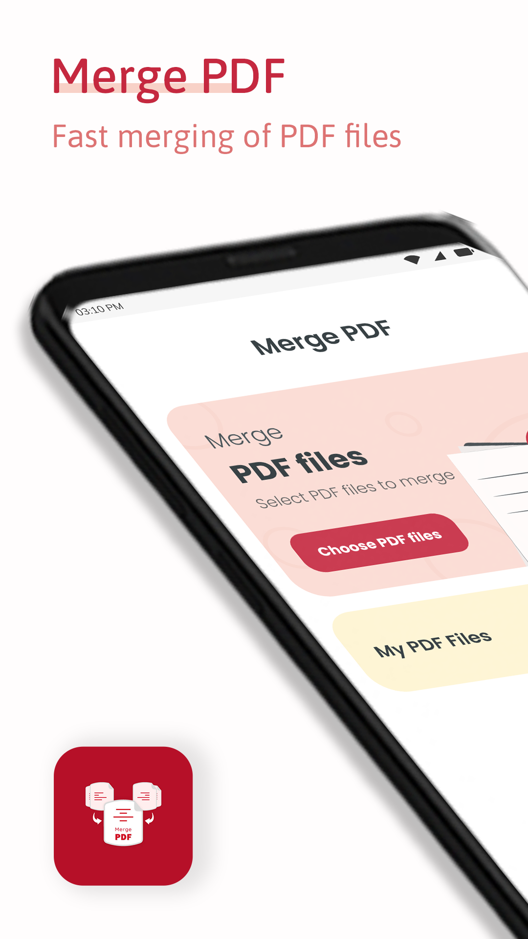 اسکرین شات 1 برنامه Merge PDF