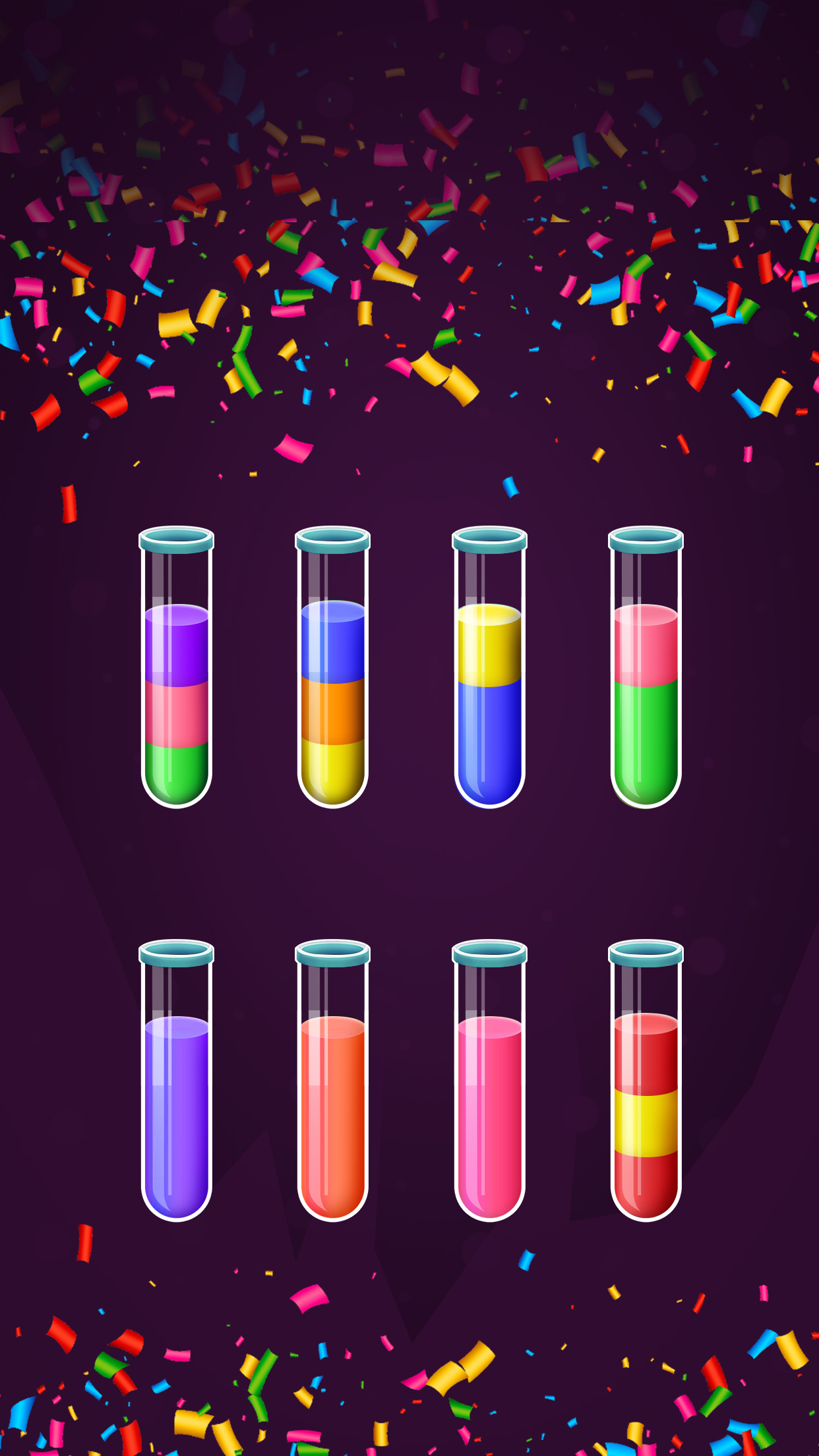 اسکرین شات 1 بازی Water Color Sort Puzzle Games