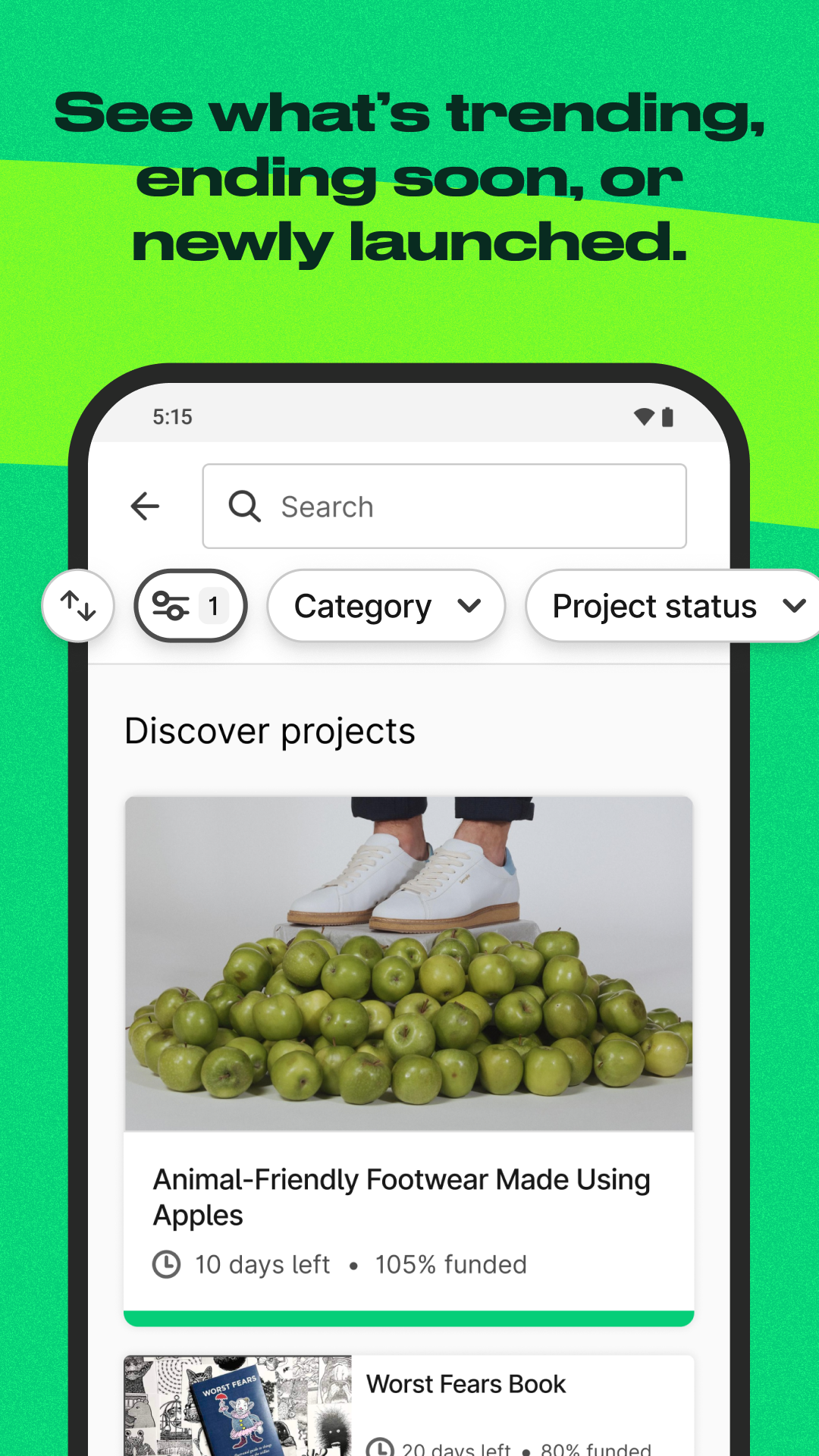 اسکرین شات 7 برنامه Kickstarter