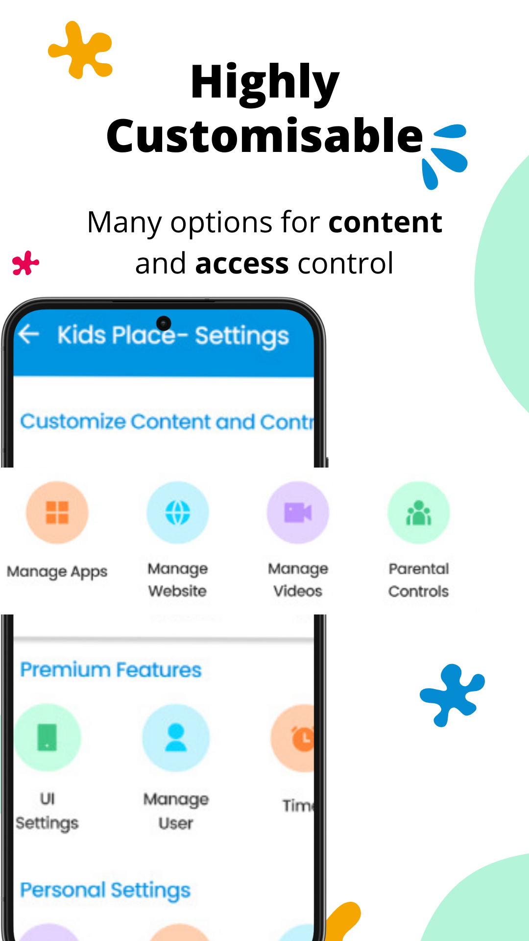 اسکرین شات 5 برنامه Kids Place: Parental Controls
