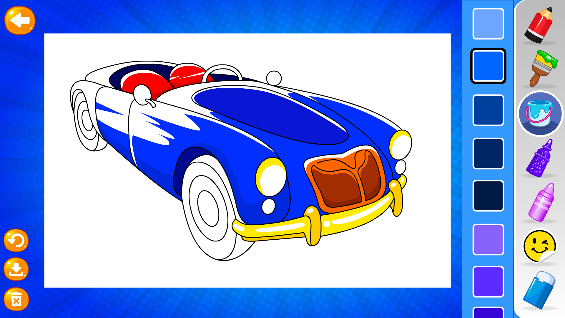اسکرین شات 6 بازی Car Coloring Games