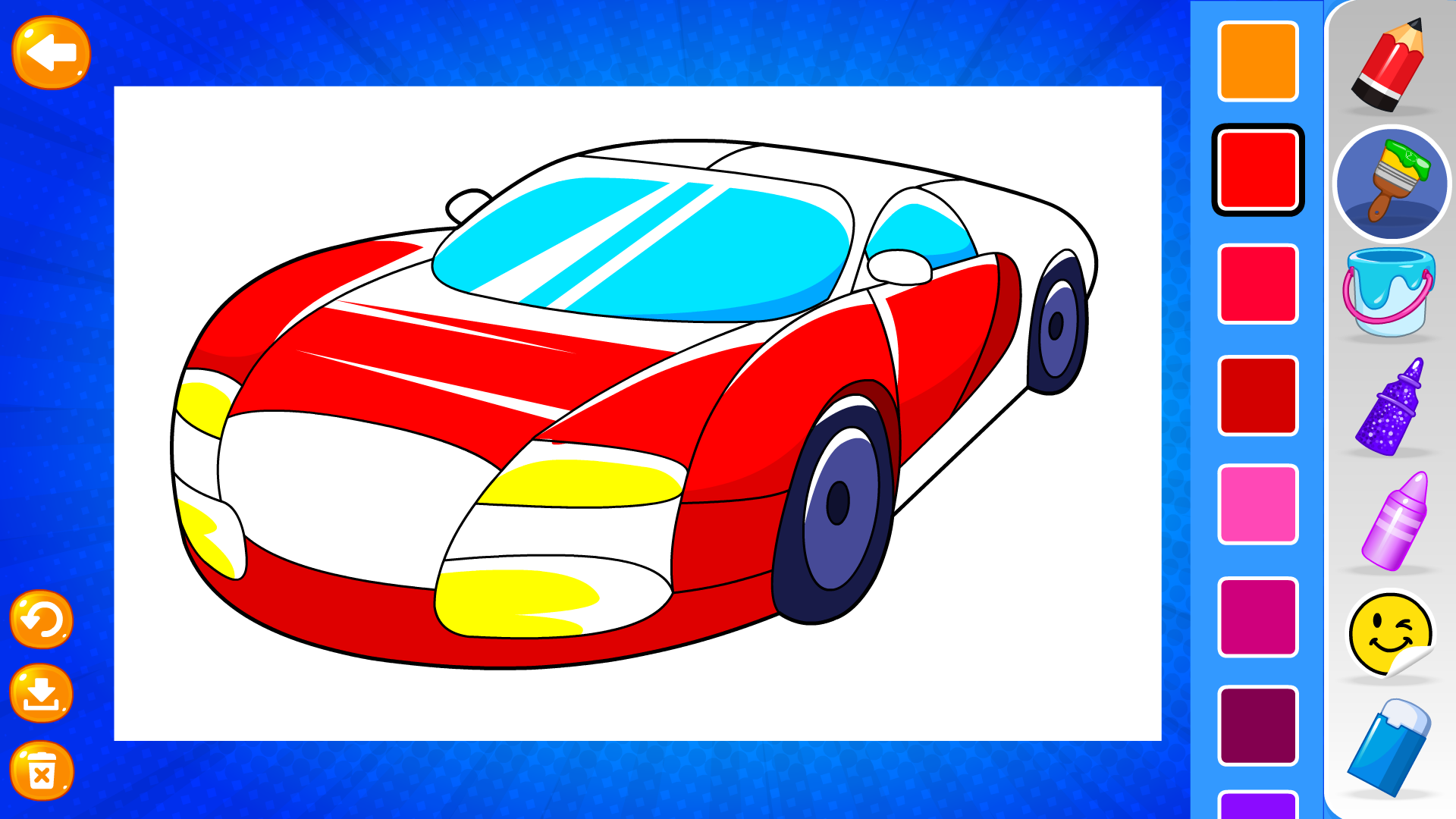 اسکرین شات 2 بازی Car Coloring Games