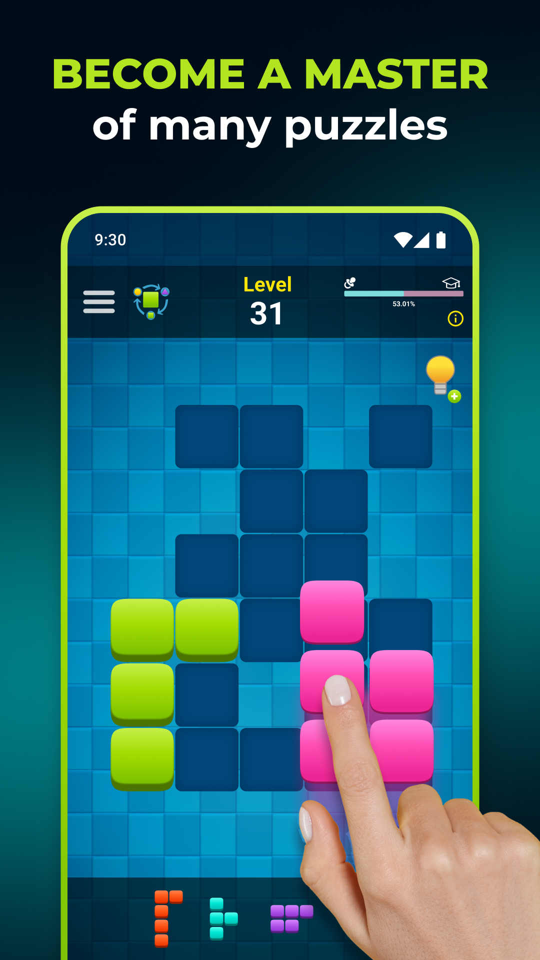 اسکرین شات 1 بازی Tangram Puzzle Game 3 in 1