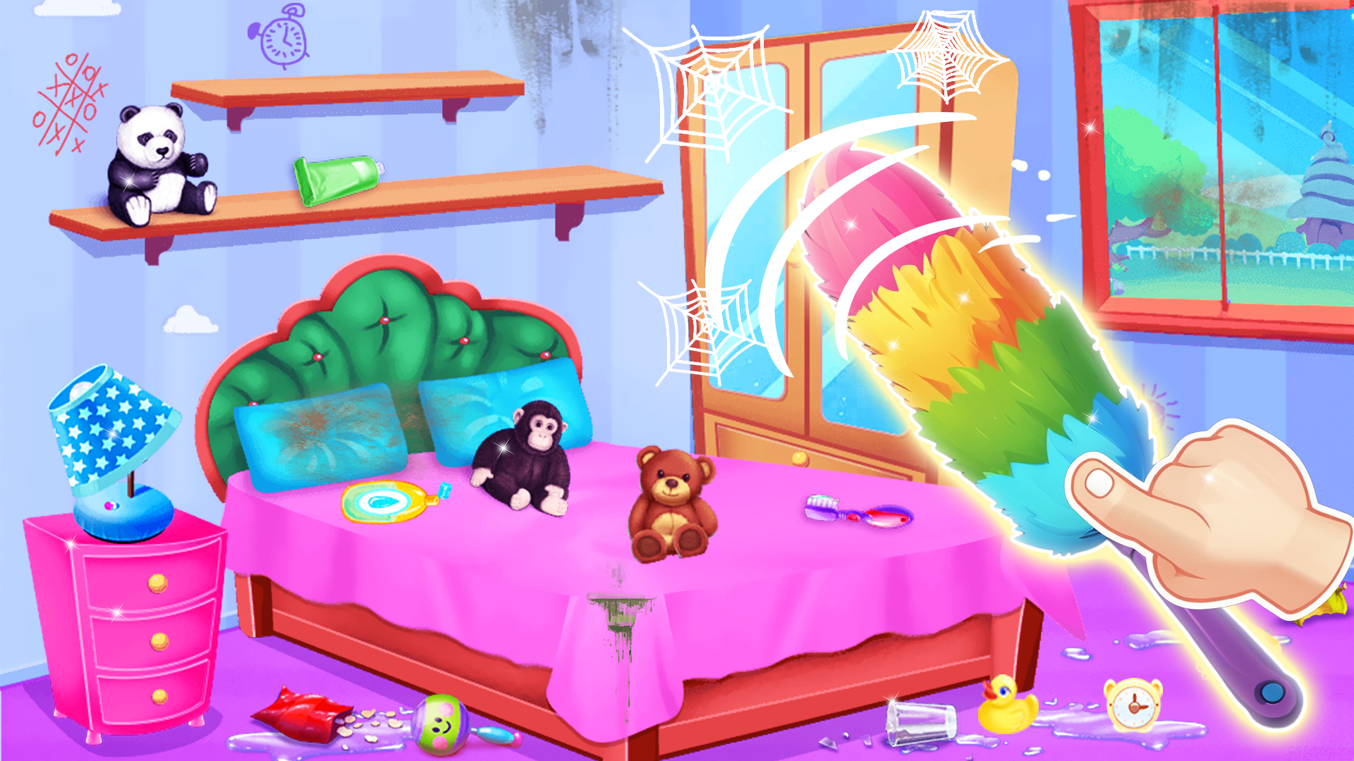 اسکرین شات 5 بازی Girl home cleaning fun