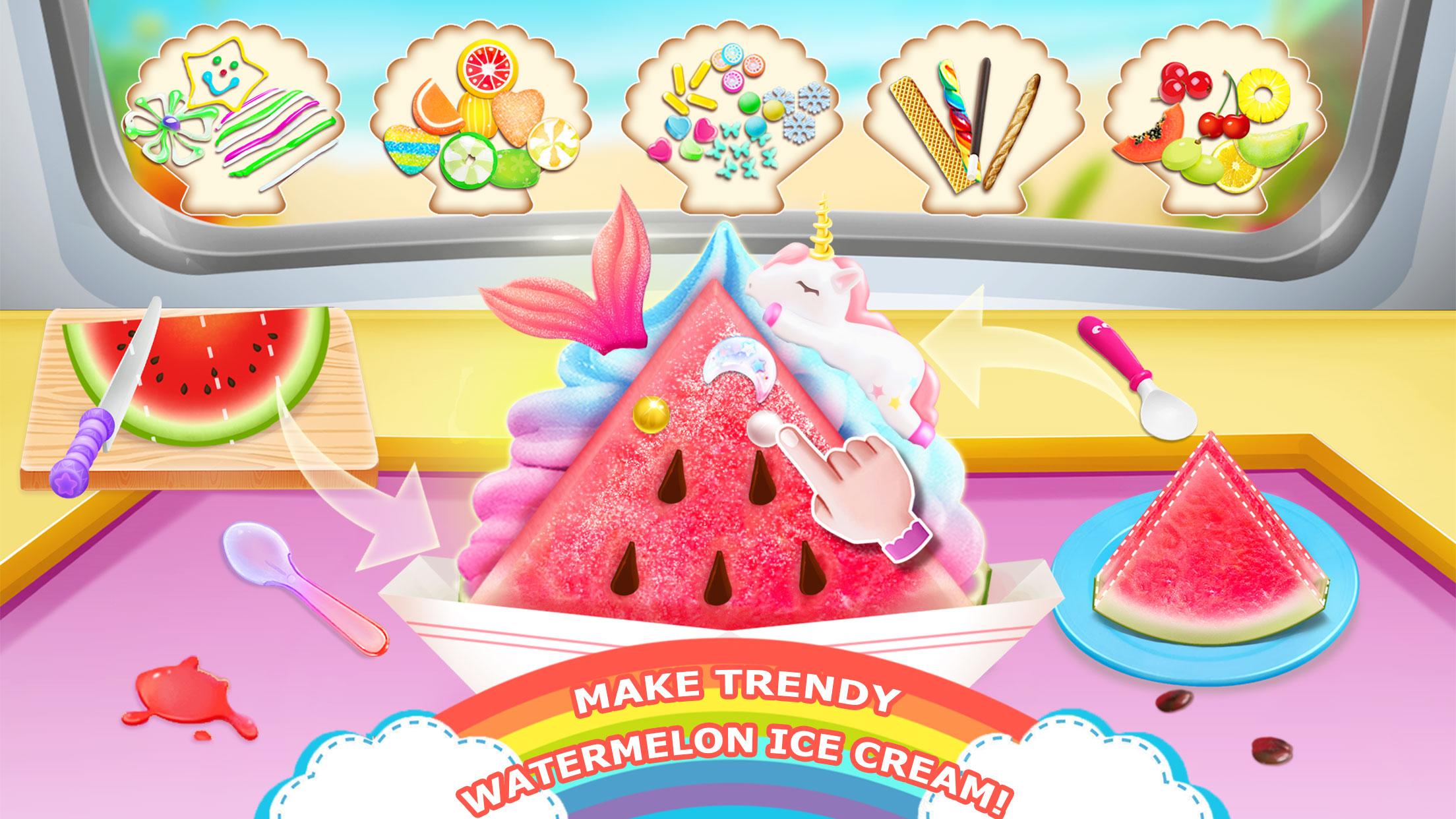 اسکرین شات 5 بازی Unicorn Chef Ice Cooking Games