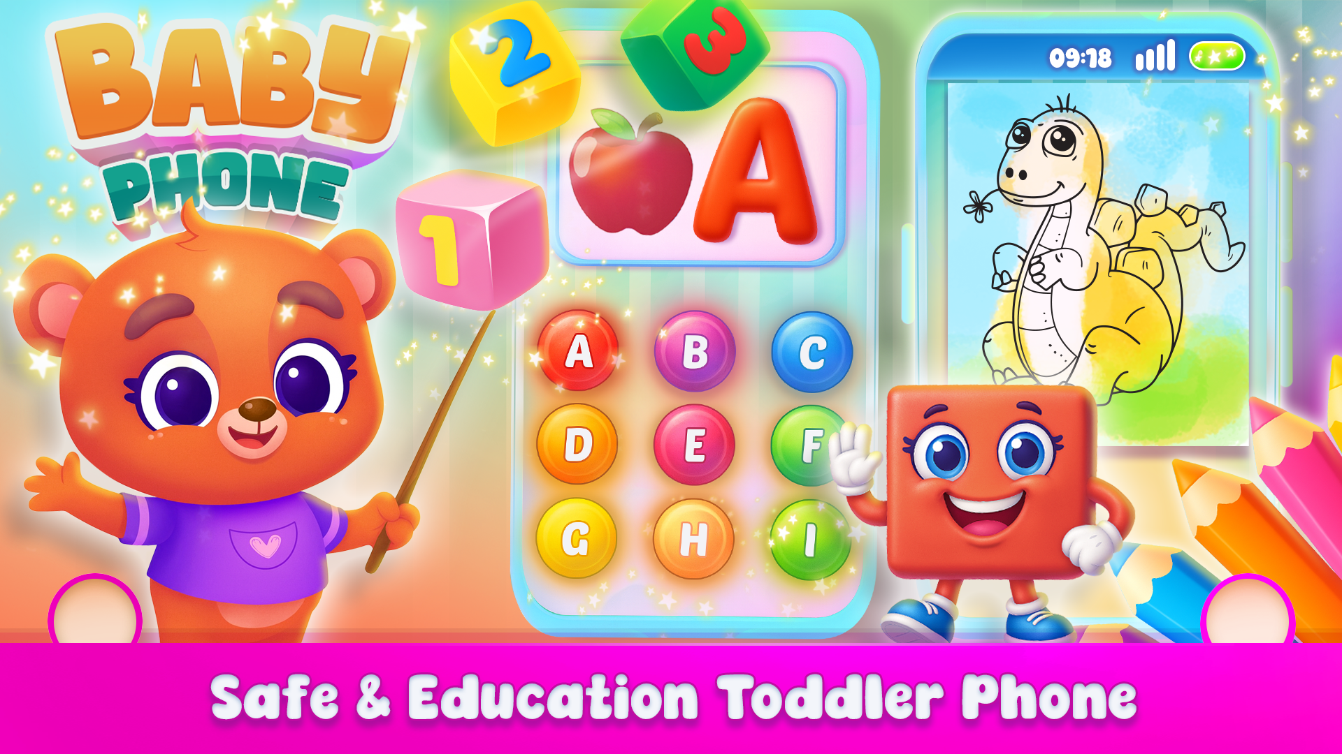 اسکرین شات 1 بازی Baby Phone Games for 1-5 Yrs