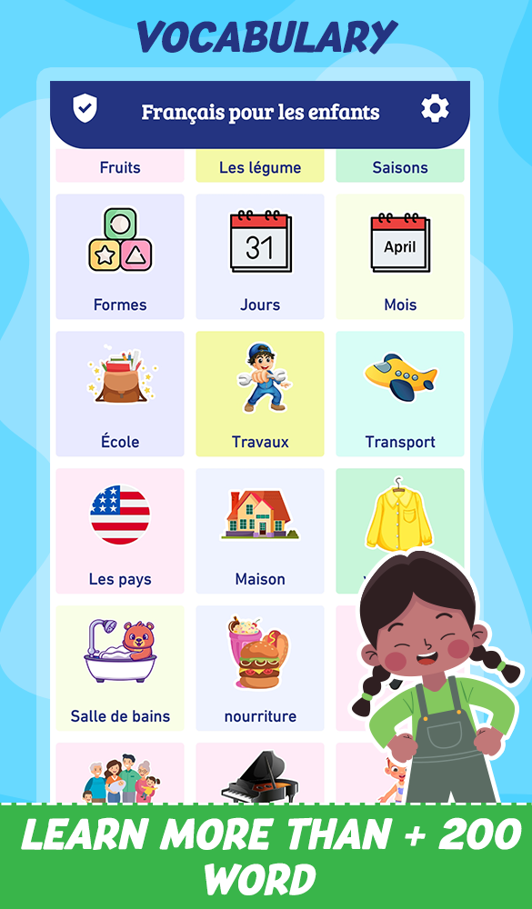 اسکرین شات 2 برنامه Learn French : Read & Write