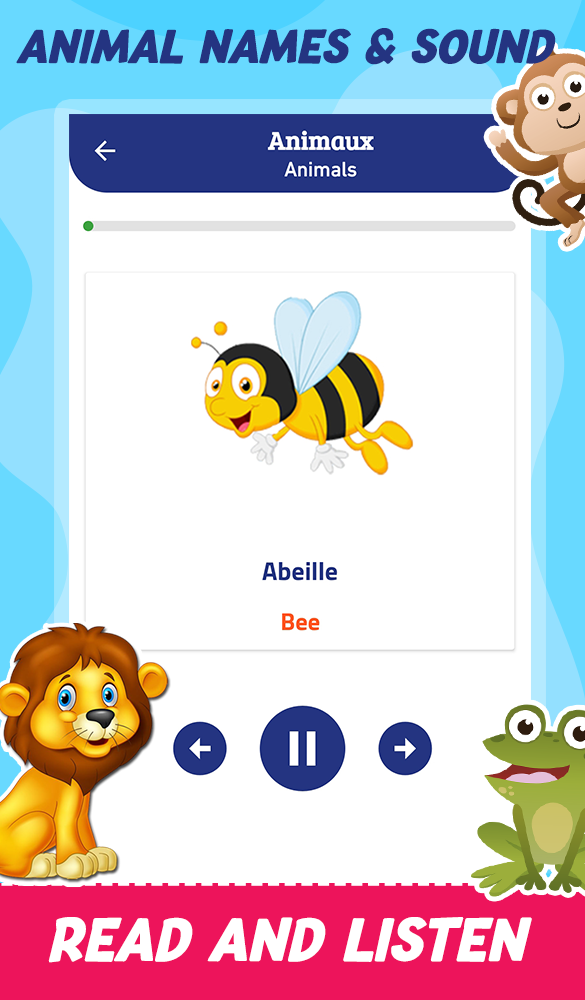 اسکرین شات 3 برنامه Learn French : Read & Write