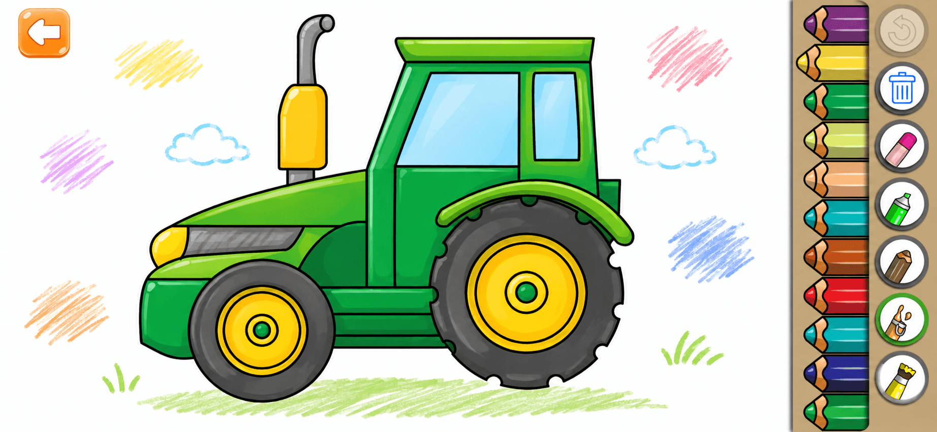 اسکرین شات 6 بازی Baby Coloring Games for Kids