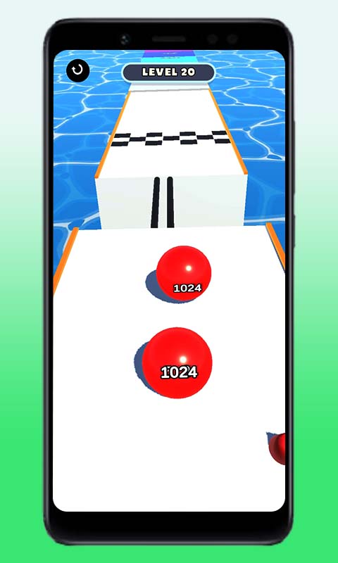 اسکرین شات 3 بازی Number Ball Rush! Merge Race