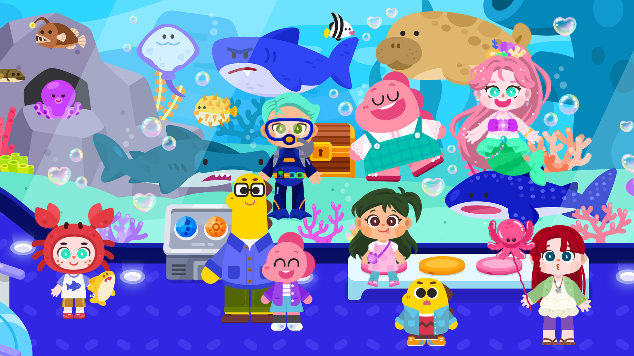 اسکرین شات 5 بازی Cocobi Life World - city, town