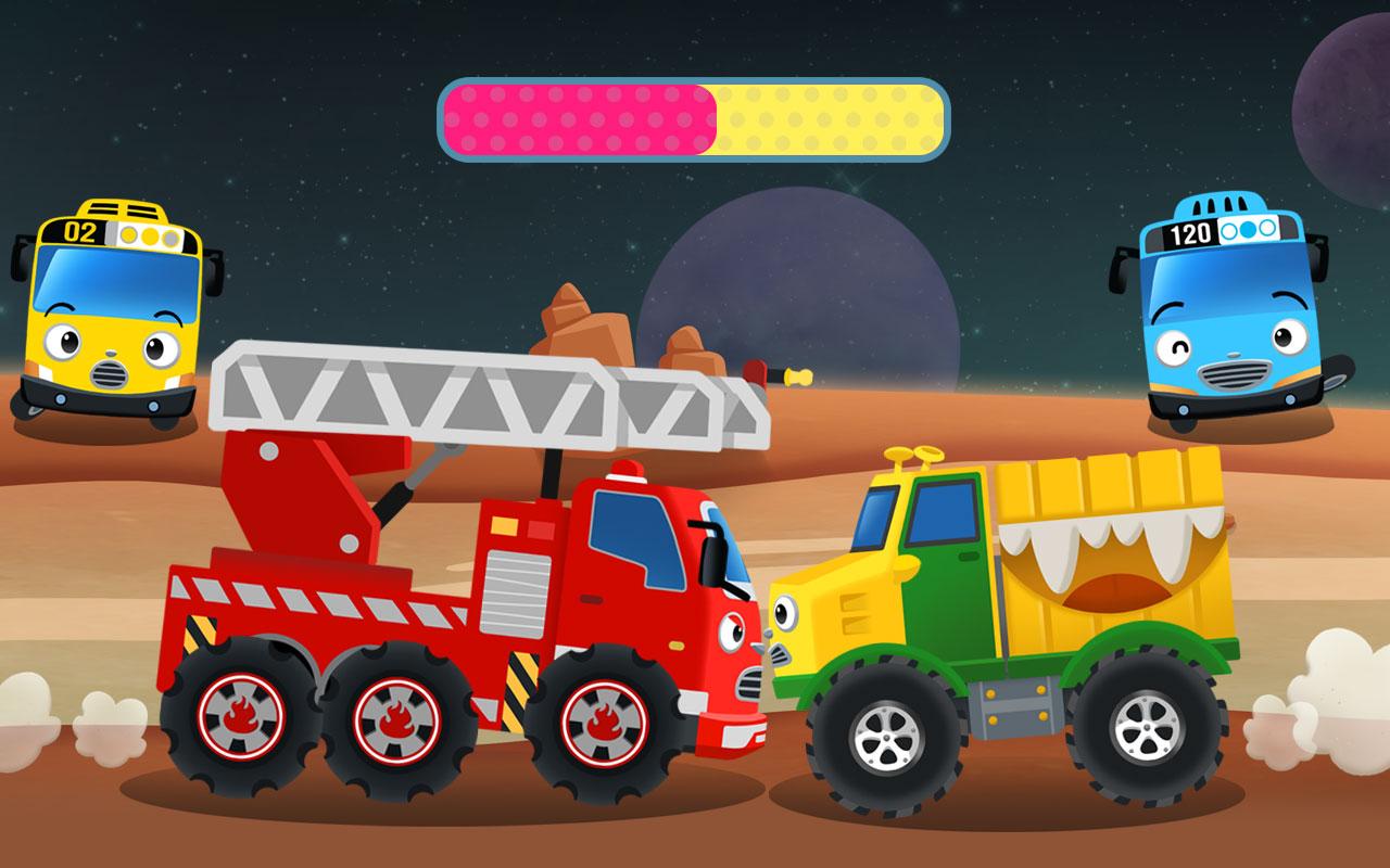 اسکرین شات 2 برنامه Tayo Monster Truck - Kids Game