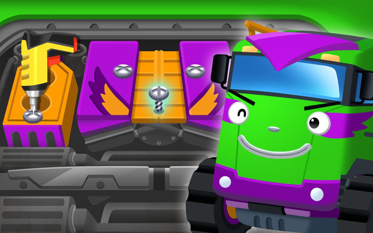 اسکرین شات 1 برنامه Tayo Monster Truck - Kids Game